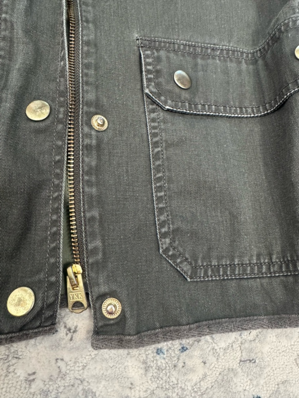 J. Crew Military Field Jacket in Dark Olive - Picture 4 of 8